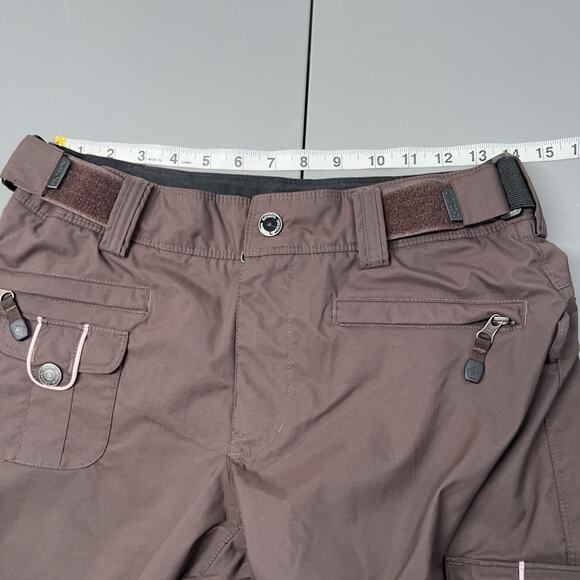 Sessions Kristy Ski Snowboard Pants Women's S Brown Terrain Series Waterproof - Picture 7 of 16